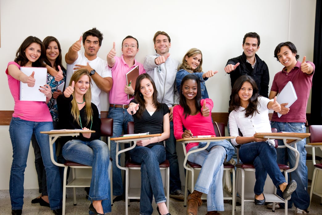 Group of Students on Their Class Picture